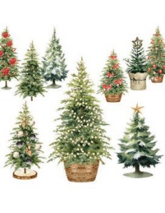 Servilleta 33 Tree Collection FSC MIX  Decoración natural y sostenible