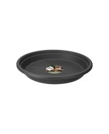 Plato Redondo Universal Antracita 21 cm  Protección y estilo para macetas

