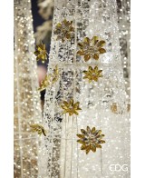 Gerbera Metal Ramo Artificial Plata y Oro H56 cm | Endanea Garden