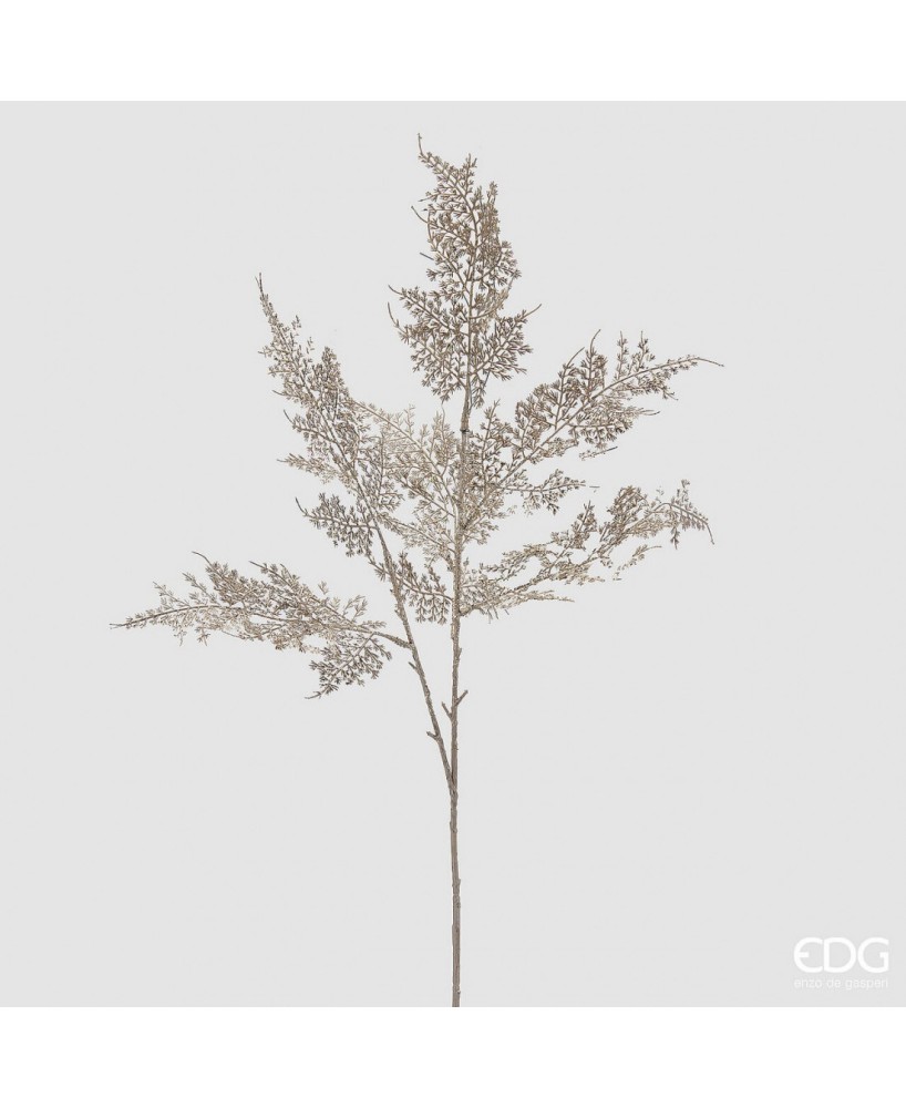 Asparagus Ramo Artificial Cobre H80 cm | Decoración Moderna Endanea Garden