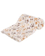 Manta Lingo Beige 100x75 cm para Mascotas Confortable y Duradera