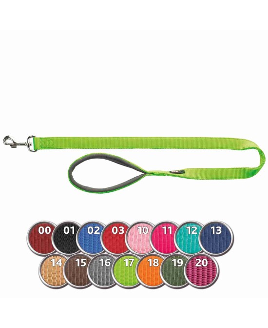 Correa Premium L-XL 1 metro 25 mm Aqua para perros grandes y extra grandes