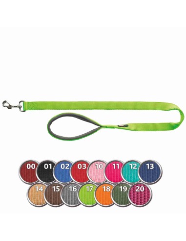 Correa Premium L-XL 1 metro 25 mm Aqua para perros grandes y extra grandes