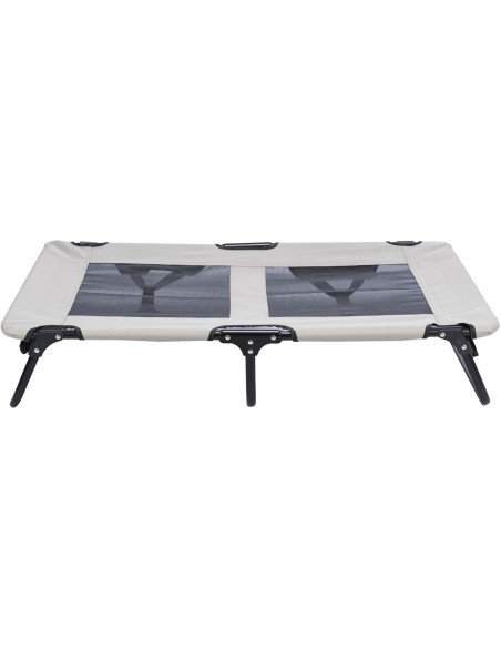 Tumbona para Perros Gris Negro 99x19x60 cm Cómoda y Resistente