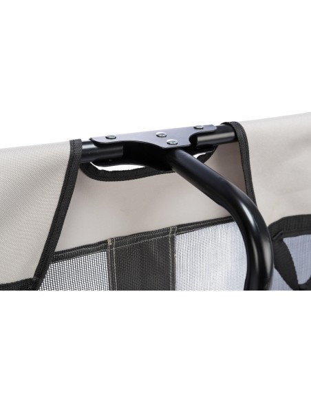Tumbona para Perros Gris Negro 99x19x60 cm Cómoda y Resistente