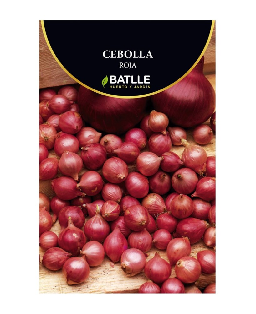 Bulbillo Cebolla Roja 500gr Batlle siembra cultivo huerto rendimiento calidad