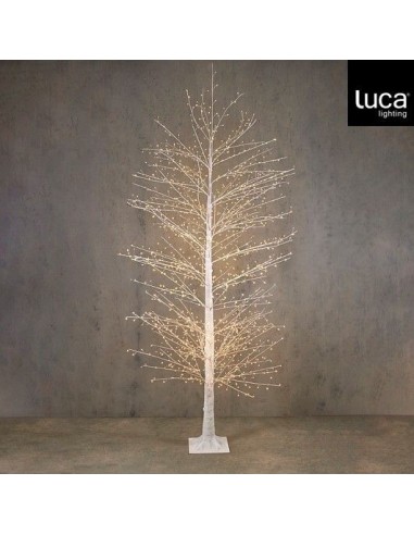 Árbol de Luces LED Blanco 1640 con Temporizador | Decoración Navideña Exterior e Interior | Endanea Garden