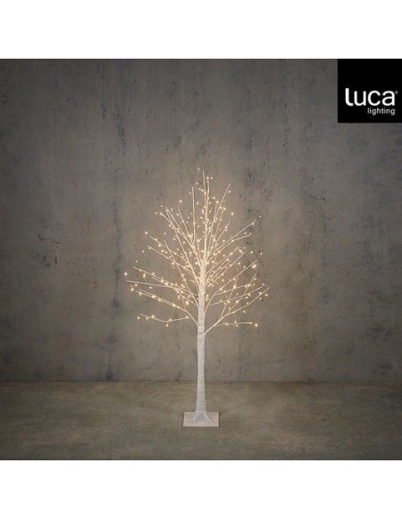 Árbol de Luces LED Blanco 288 con Temporizador | Decoración Navideña Interior y Exterior | Endanea Garden
