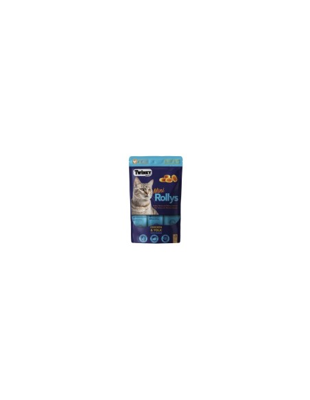 Mini Rollys Yema de Huevo 3x10g Snack Natural y Nutritivo para Mascotas