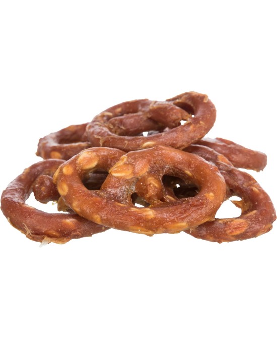 Mini Pretzel a Granel con Pollo 6x4cm Snack Natural para Perros