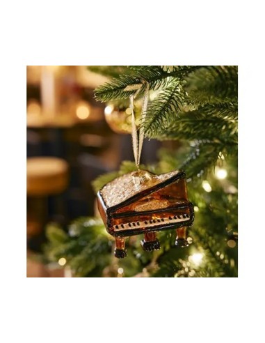 Piano Decorativo Marrón 7.7x8x7.6 cm | Miniatura Clásica para Decoración