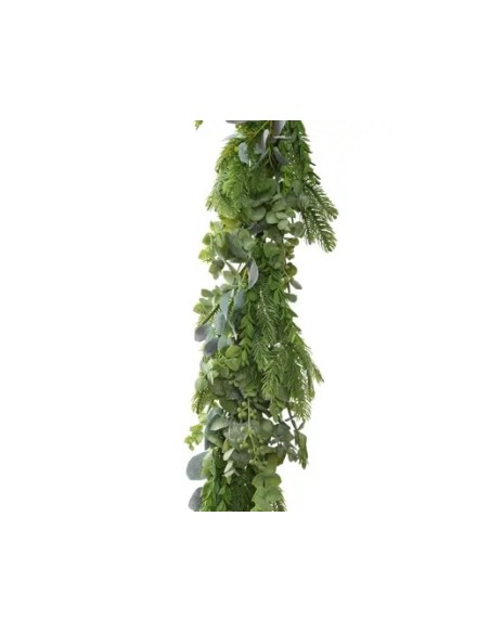 Guirnalda Eucalipto Verde 15 cm x 180 cm - Decoración Natural y Elegante