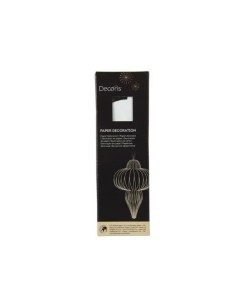 Adorno de Papel Blanco 12x20 cm Decoración Navideña Elegante y Moderna 2