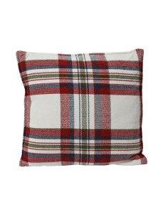 Cojín a Cuadros 45x45x8 cm clásico y acogedor para decoración de hogar