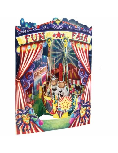 Postal Swing Circo Ossos tarjeta decorativa con ositos para regalo y colección