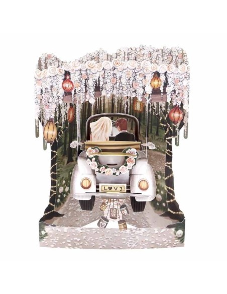 Postal Swing Amor Para Siempre tarjeta decorativa romántica para regalos y colecciones