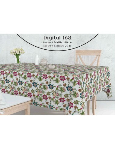 Mantel Digital Printing #DP168 1.40 - Diseño Moderno y Color Vibrante | Endanea Garden