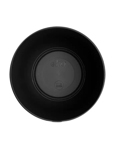 Maceta Jazz Redonda 23cm Negra  Diseño Moderno y Funcional | Endanea Garden