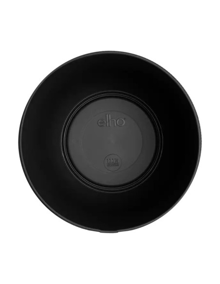 Maceta Jazz Redonda 23cm Negra  Diseño Moderno y Funcional | Endanea Garden