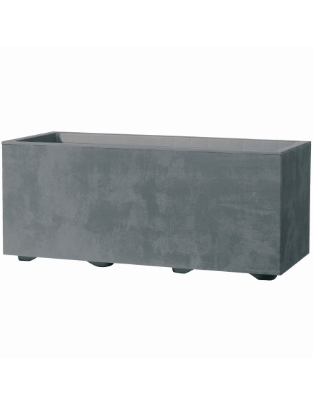 Jardinera Millennium R RA 59cm Gris Ceniza | Jardinera Moderna y Resistente | Endanea Garden