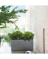 Jardinera Millennium R RA 59cm Gris Ceniza | Jardinera Moderna y Resistente | Endanea Garden
