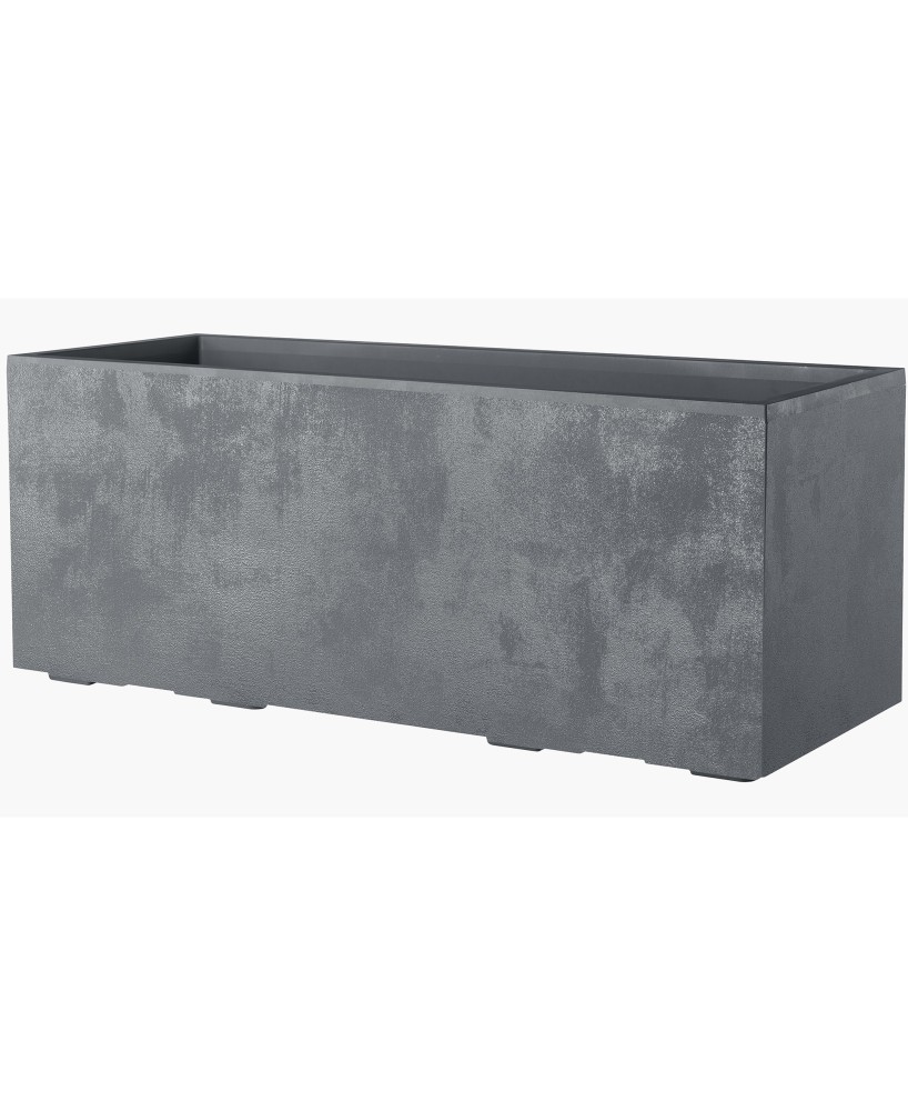 Jardinera Millennium R RA 99cm Gris Ceniza | Jardinera Grande y Resistente | Endanea Garden