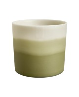 Maceta Redonda 14 cm Verde Bambú Degradado | Endanea Garden