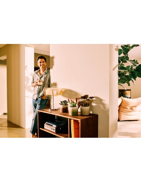 Maceta Redonda 18 cm Beige Arenaria Degradado | Endanea Garden