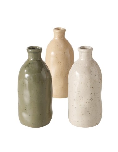 Jarrón Mylana Porcelana 15cm  Elegancia y Diseño Minimalista para Decoración