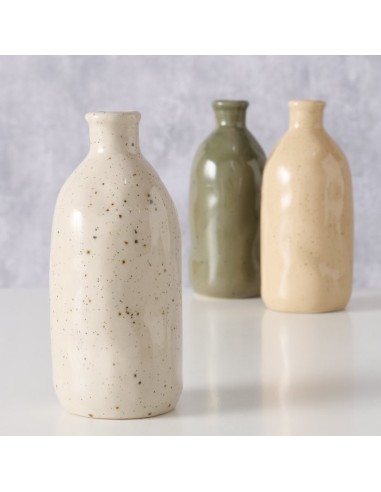 Jarrón Mylana Porcelana 15cm  Elegancia y Diseño Minimalista para Decoración