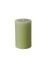 Vela Pilar Classic 10cm Verde  Decoración Interior Acogedora y Elegante