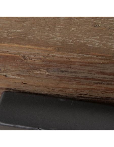 Banco Maximus Madera Reciclada Marrón 45 cm | Banco Rústico Sostenible