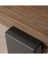 Consola Maximus Madera Reciclada Natural 90 cm  Mueble Ecológico y Rústico