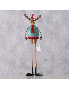 Figura Querido Benny 39cm Negro y Azul | Decoración Moderna y Artística