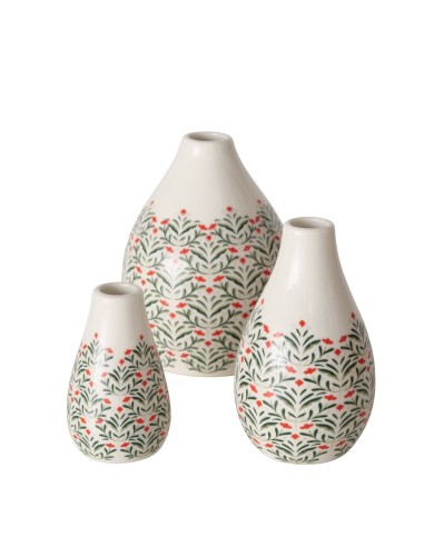 Jarrón Paris Porcelana 12 cm | Decoración Elegante y Sofisticada