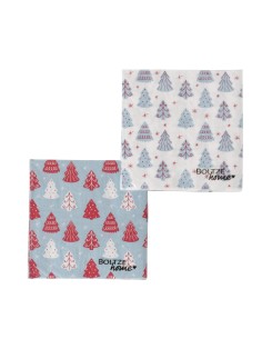 Servilletas Papel Cuadradas con Motivos Navideños | Decoración Festiva | Endanea Garden