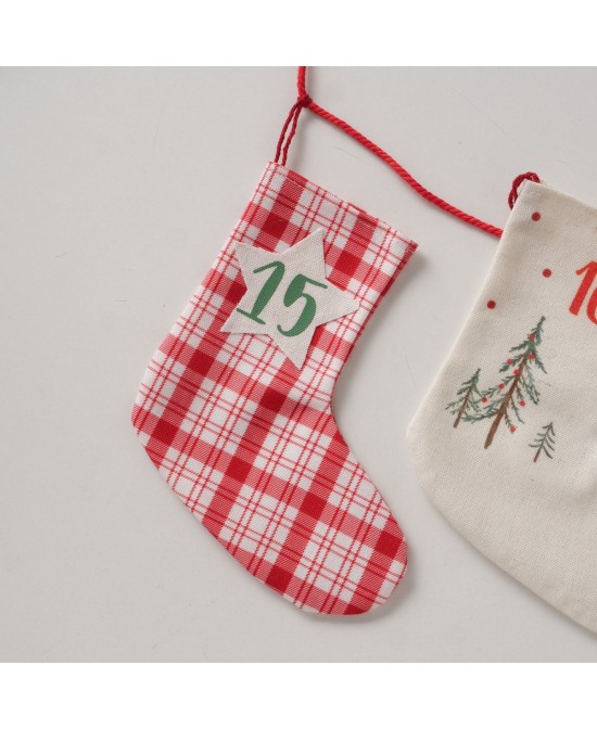 Calendario de Adviento Gradis 2 cm | Decoración Navideña | Endanea Garden