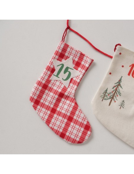 Calendario de Adviento Gradis 2 cm | Decoración Navideña | Endanea Garden