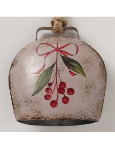 Adorno Colgante Nola Noelle Beige 11.5x12 cm | Decoración Navideña Elegante | Endanea Garden 2