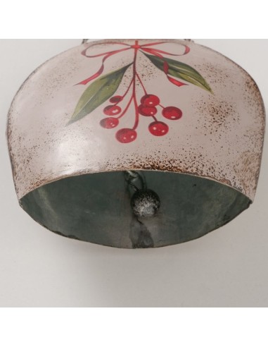 Adorno Colgante Nola Noelle Beige 11.5x12 cm | Decoración Navideña Elegante | Endanea Garden