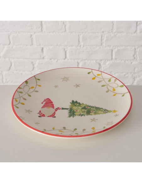 Plato Noelo Gres 25.7 cm | Estilo Rústico y Elegante para tu Mesa | Endanea Garden