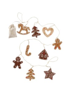 Cadena de Luces con Figuras 160 cm Iluminación Decorativa Interior y Exterior