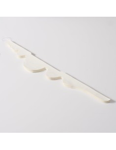 Adorno Colgante Palace Papel Blanco 100 cm Largo 27 cm Alto Decoración Interior 2