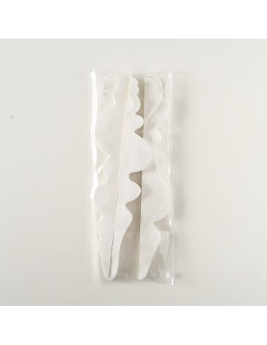 Adorno Colgante Palace Papel Blanco 30 cm Largo 9 cm Diámetro Decoración Interior