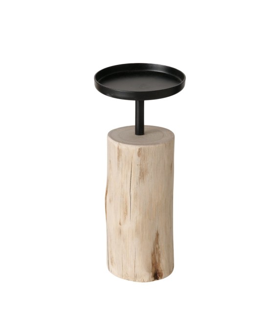 Portavelas Tempe redondo 14 cm eucalyptus decoración natural elegante resistente