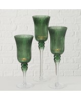 Windlight Manou Redondo Cristal 30cm  Decoración elegante y funcional