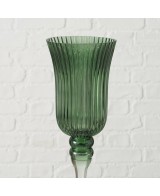 Windlight Manou Redondo Cristal 30cm  Decoración elegante y funcional