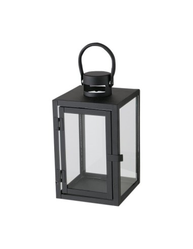 Linterna Araña Cuadrada Interior 25cm  Decoración Rústica y Elegante