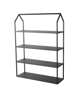Estantería 158 cm Alto 38 cm Ancho Diseño Vertical Compacto y Resistente