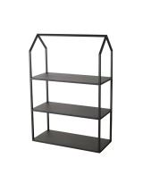 Estantería 158 cm Alto 38 cm Ancho Diseño Vertical Compacto y Resistente